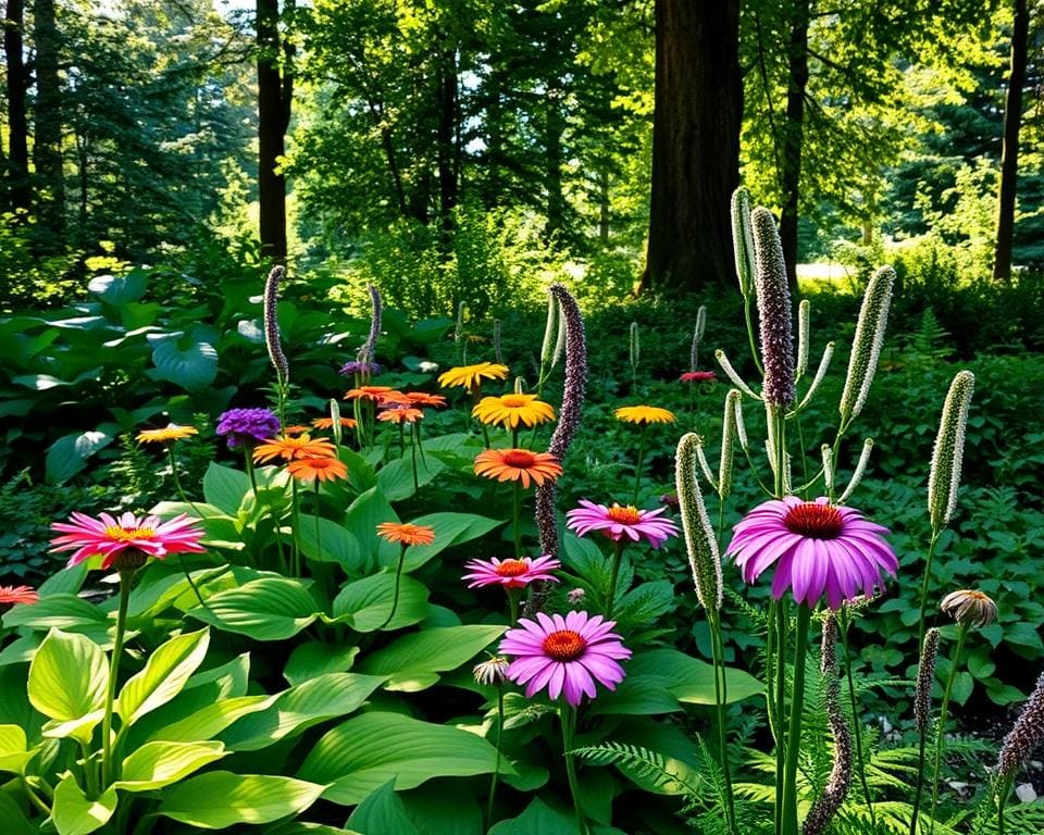 Bloemen die het Beste Groeien in Schaduwrijke Tuinen