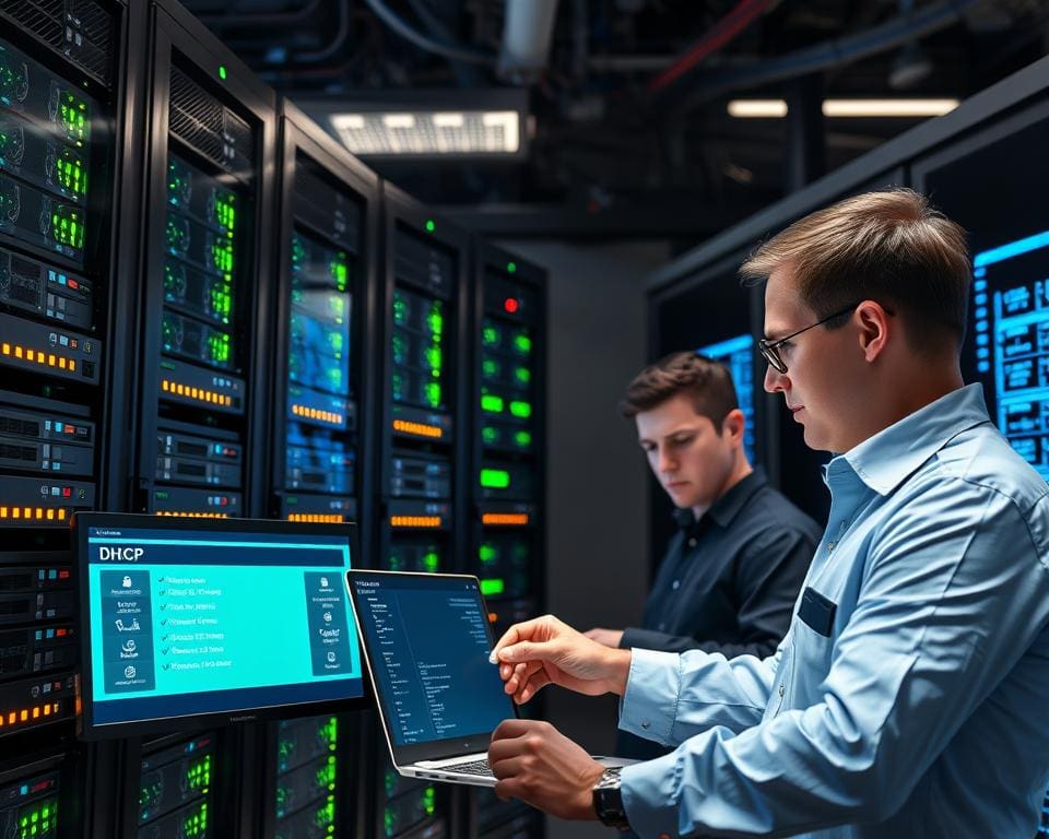 DHCP instellingen voor automatische IP-adressen DHCP instellingen voor automatische IP-adressen