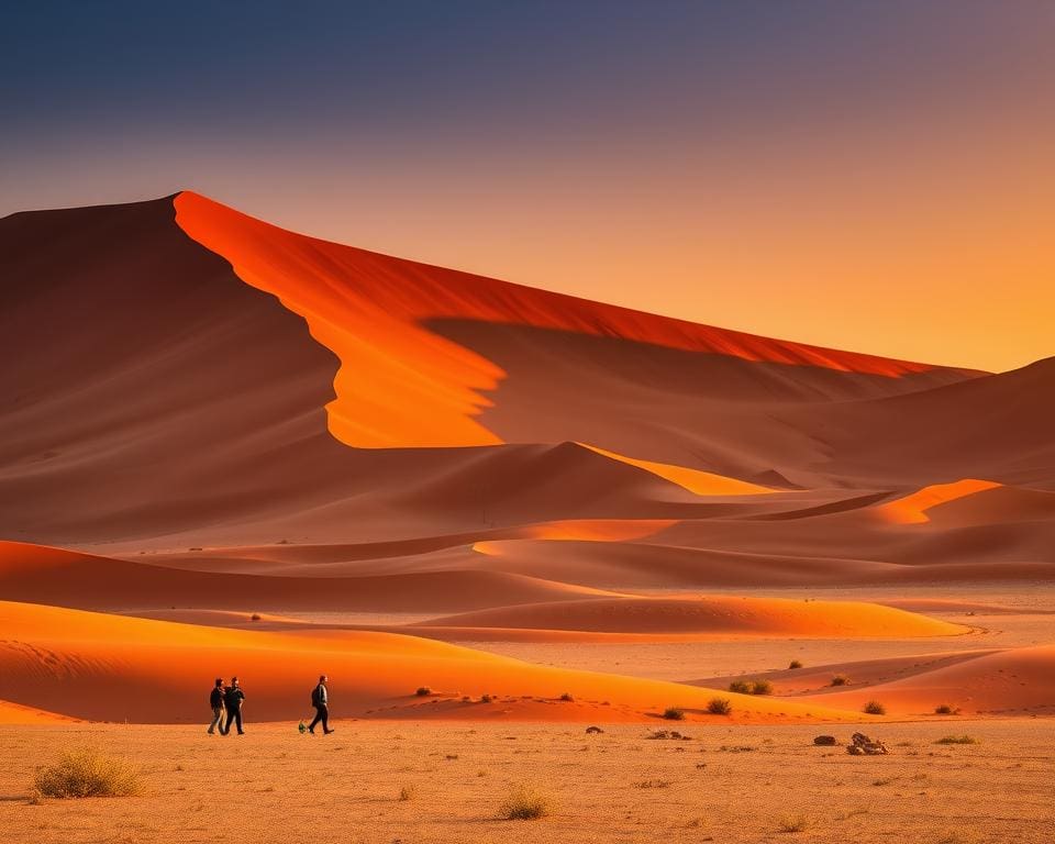 Sossusvlei zandduinen Sossusvlei zandduinen