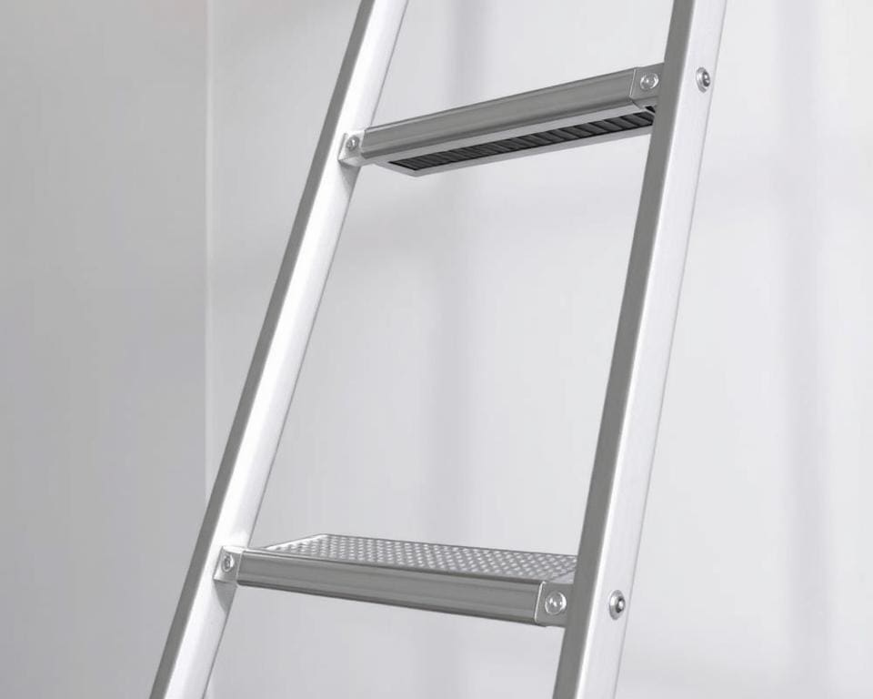 Veiligheidstrap met antislip treden Veiligheidstrap met antislip treden
