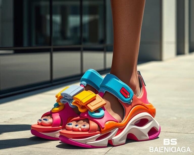 Balenciaga sandalen: Innovatief design voor de zomer