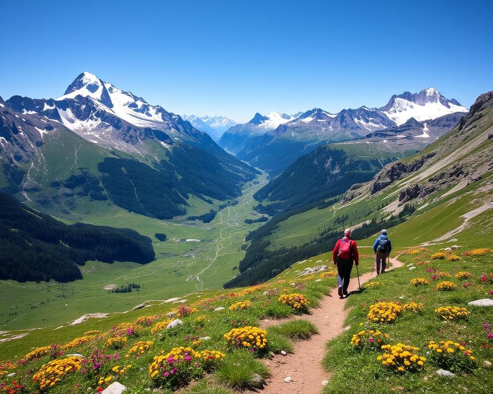 Bergwandelingen Zwitserse Alpen Bergwandelingen Zwitserse Alpen