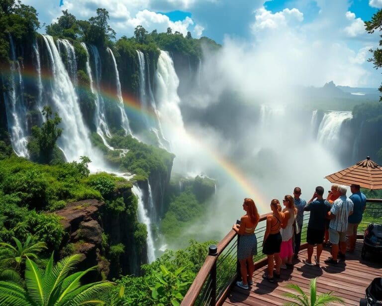 Bewonder de iconische watervallen van Iguazú