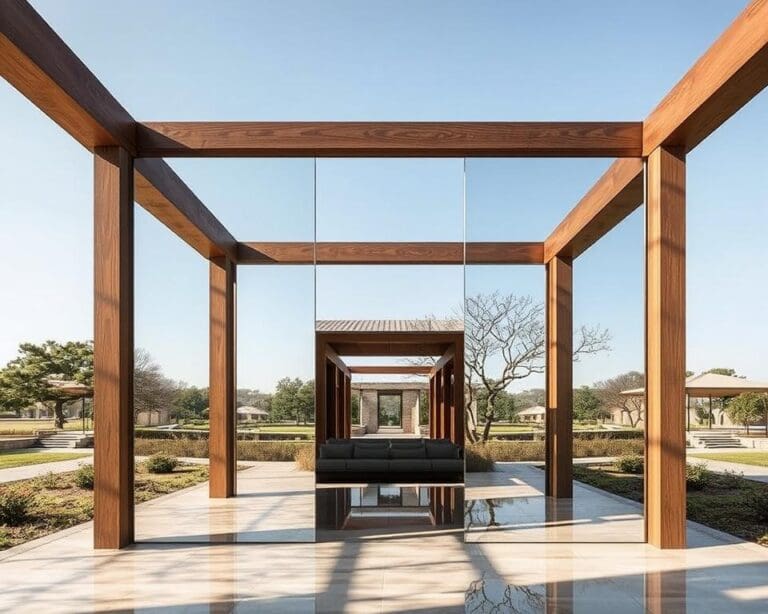 Dan Graham - Two-Way Mirror in paviljoenarchitectuur