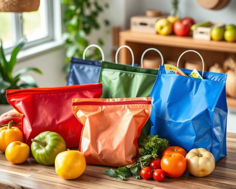Herbruikbare boterhamzakjes voor plasticvrije lunches