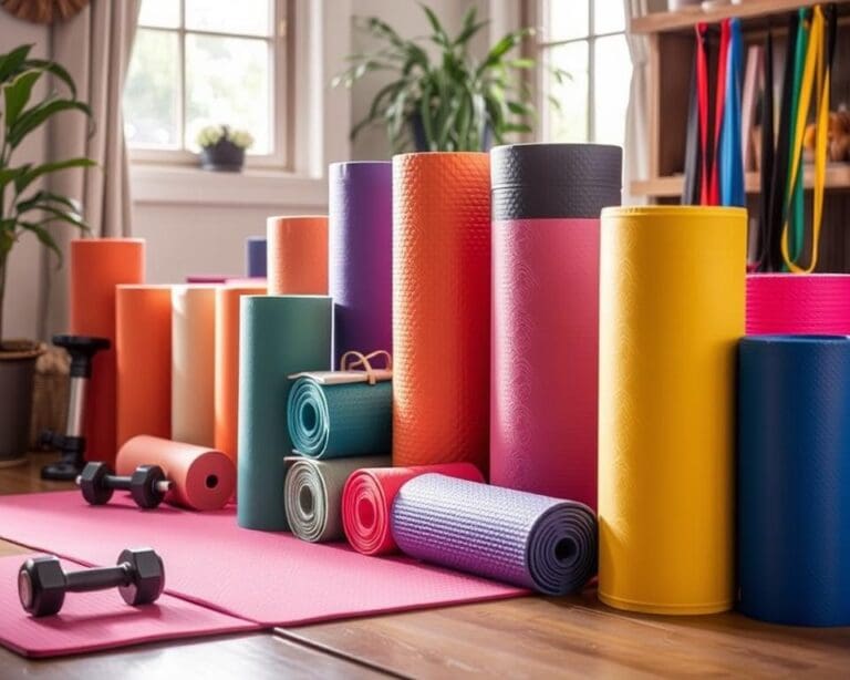 Kies de beste fitnessmatten voor thuisoefeningen