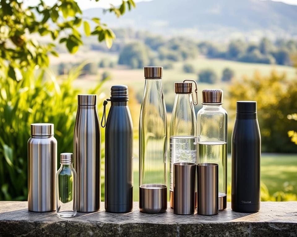 Luxe waterflessen voor hydratatie onderweg