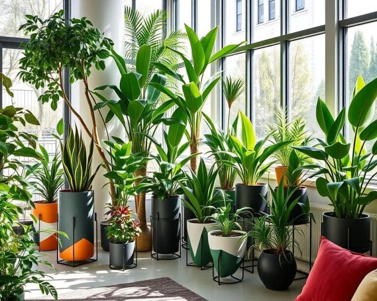 Moderne plantenhouders voor een groen interieur