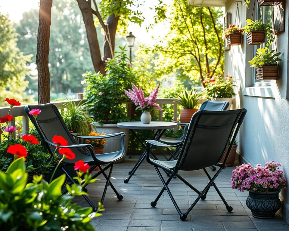 Opvouwbare stoelen voor compacte buitenruimtes Opvouwbare stoelen voor compacte buitenruimtes