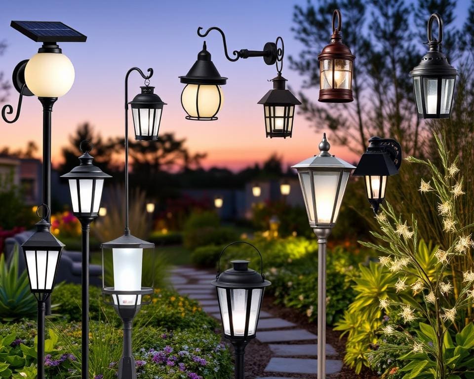 Soorten tuinlampen