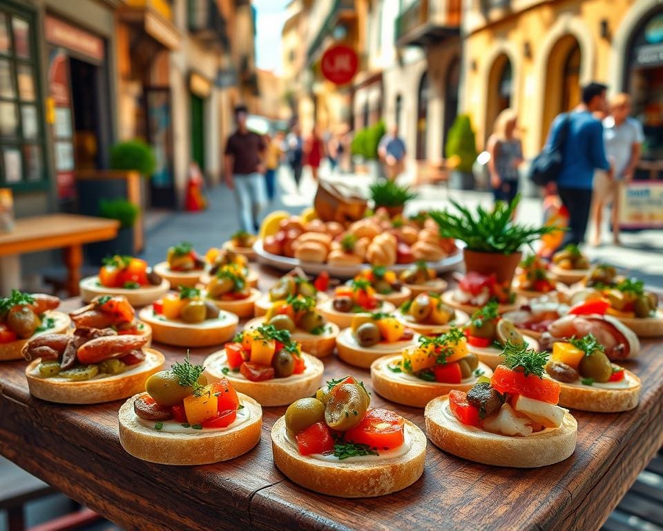 Spaanse pintxos Spaanse pintxos