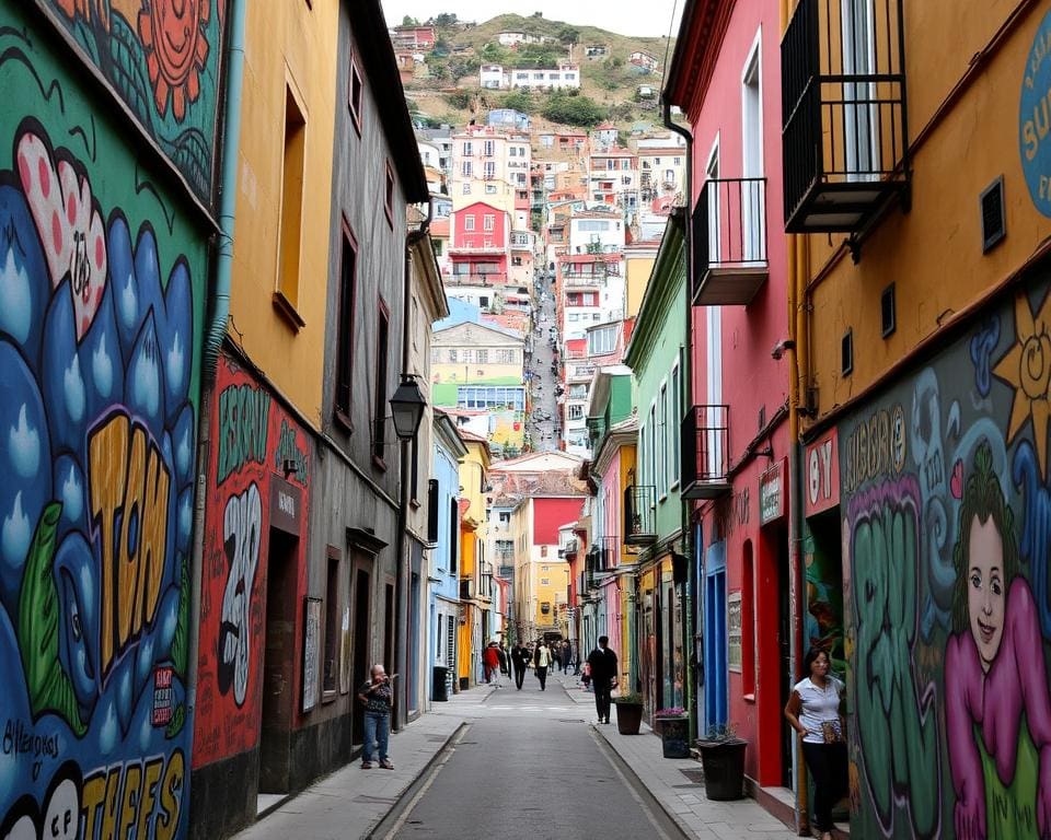 Straatkunst Valparaíso Straatkunst Valparaíso