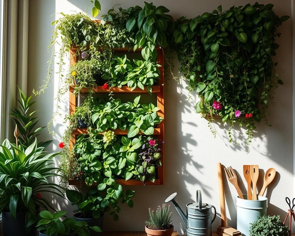 Thuis verticale tuin maken