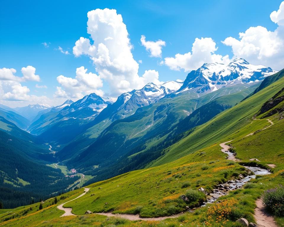 populaire wandelroutes Alpen
