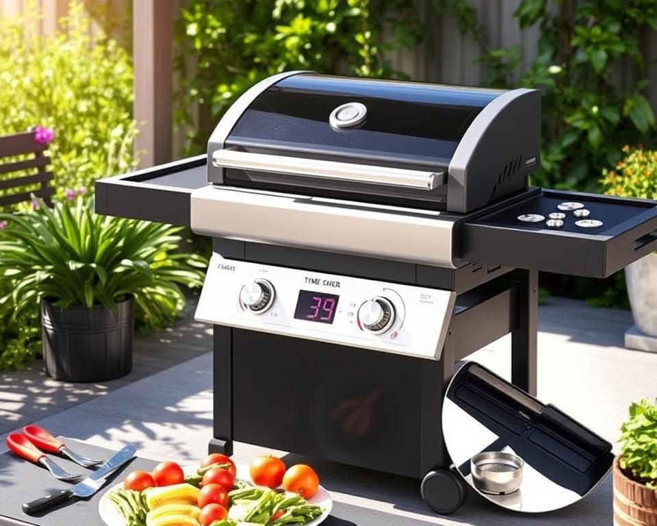 Elektrische BBQ's met een ingebouwde timerfunctie