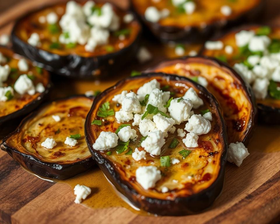 Geroosterde Aubergine Met Knoflook En Feta Supervivo geroosterde-aubergine-met-knoflook-en-feta-supervivo