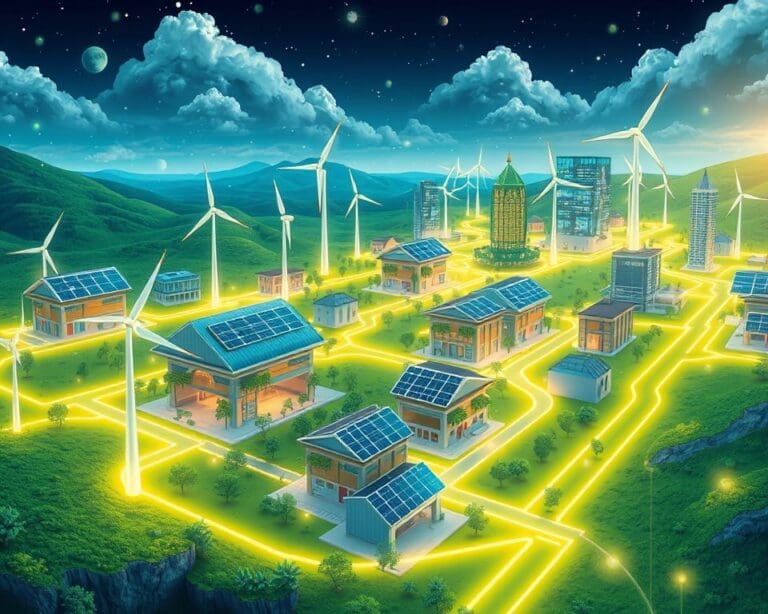 Hoe werkt blockchain in groene energietransacties?