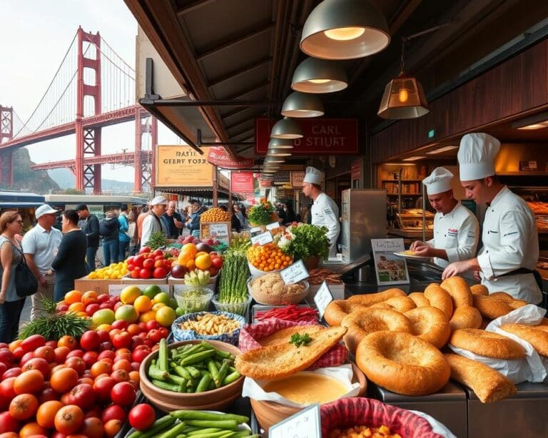 Proef de culinaire specialiteiten van San Francisco