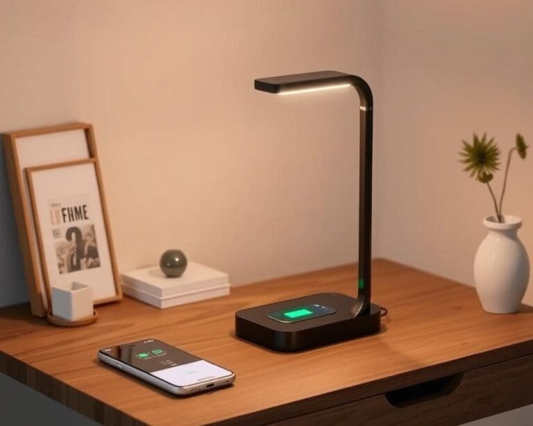 Tafellampen met een USB-oplaadstation