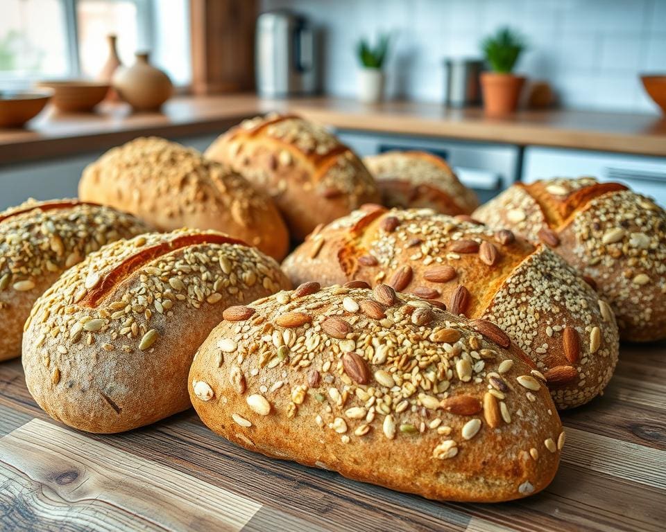 Variaties op brood met noten en zaden Variaties op brood met noten en zaden