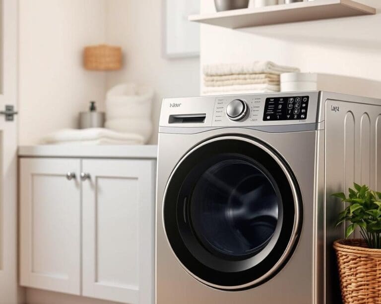 Wasmachines met een geïntegreerde waterverzachter