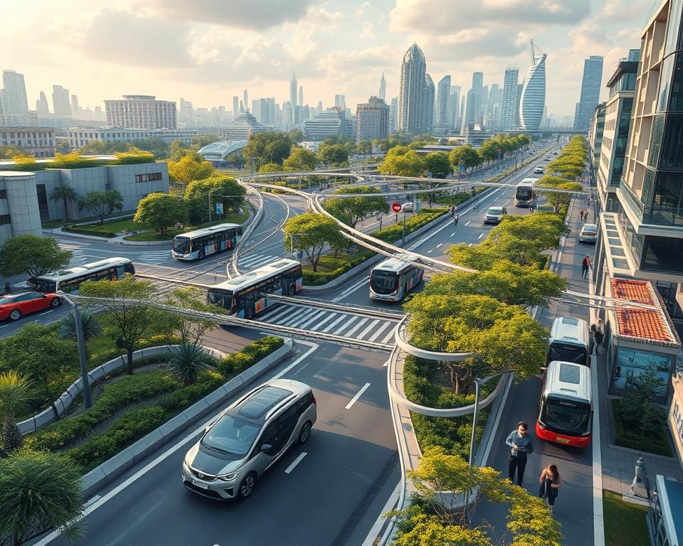 Wat zijn de voordelen van slimme netwerken in stedelijke mobiliteit?