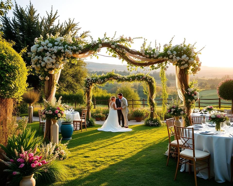 hoe kies je de perfecte locatie voor een buitenbruiloft?