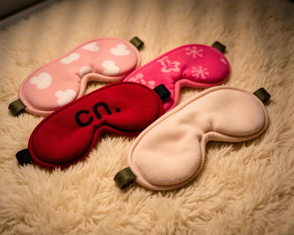 slaapmaskers met fleecevoering slaapmaskers met fleecevoering