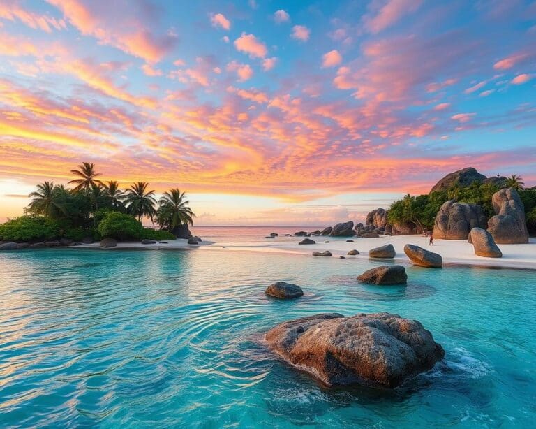 Bewonder de schilderachtige kust van de Seychellen