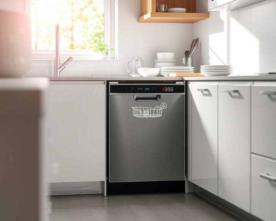 Compacte vaatwasser met eco-modus: duurzaam afwassen