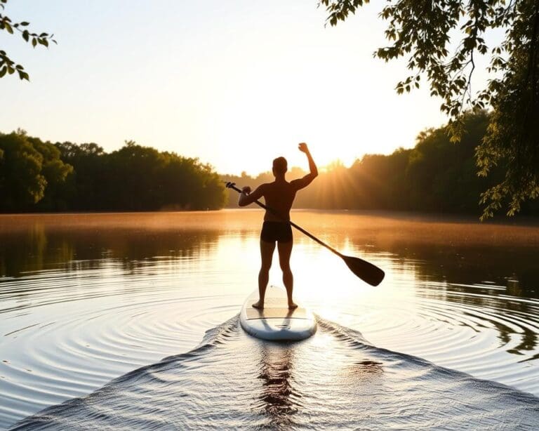 Core versterken met paddleboarding