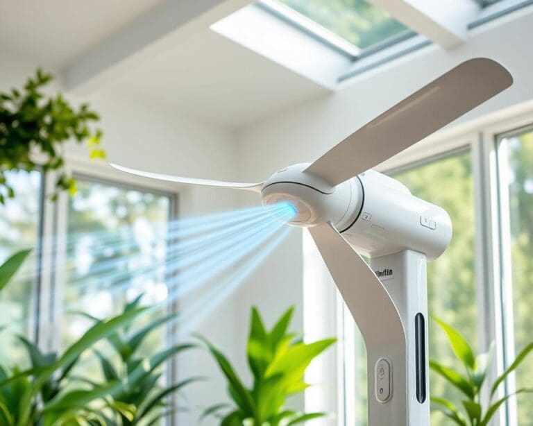 Elektrische ventilator met ionisator: frisse en gezonde lucht