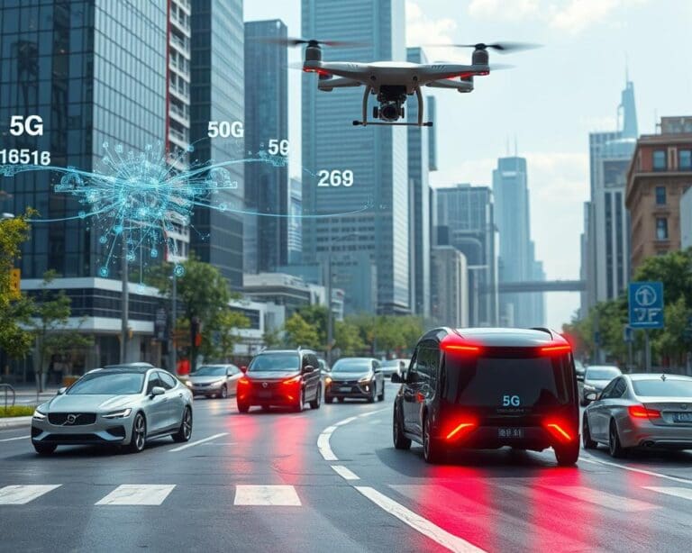 Hoe werkt 5G in autonome voertuigen en drones?