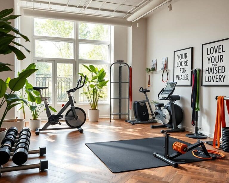 Je eigen fitnessruimte thuis creëren
