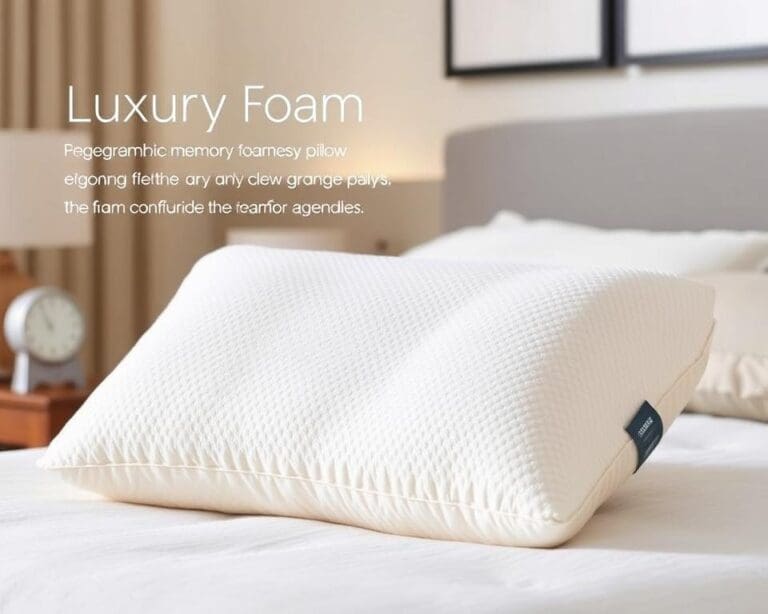 Luxe kussen met memory foam: ergonomisch en comfortabel