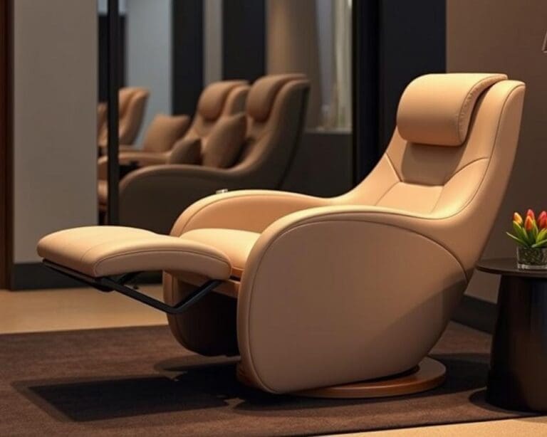 Luxe relaxstoel met ingebouwde voetensteun: ultiem comfort