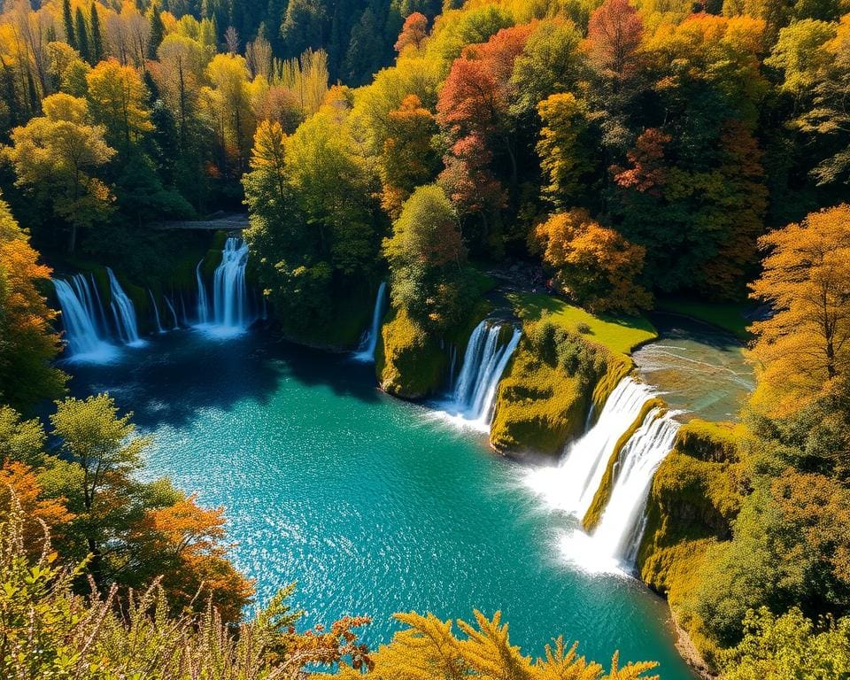 Plitvice watervallen natuurpracht Plitvice watervallen natuurpracht