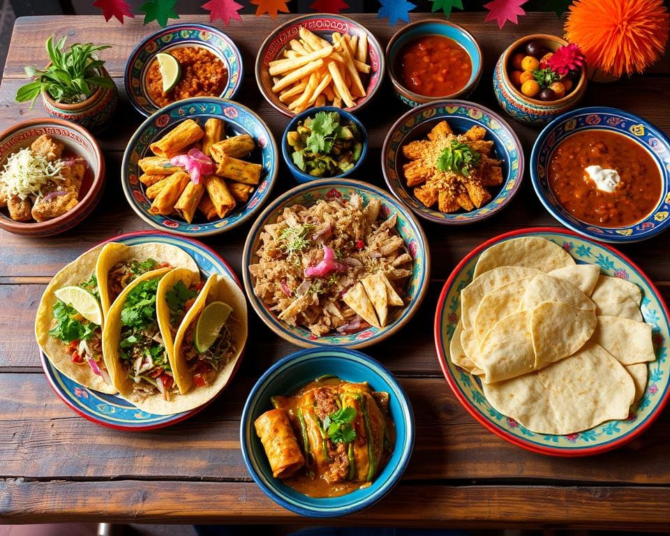 Proef de traditionele gerechten van Mexico-Stad