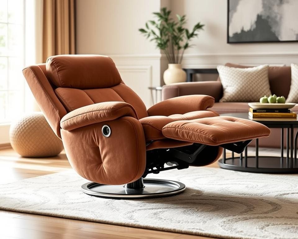 Relaxfauteuil met voetsteun