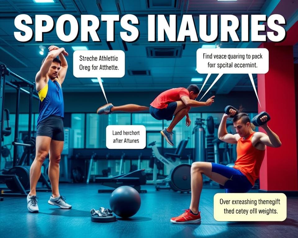 Typische oorzaken van sportblessures Typische oorzaken van sportblessures