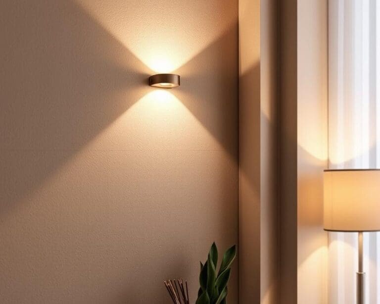 Wandlamp met dimbare LED-verlichting: sfeervol en energiezuinig