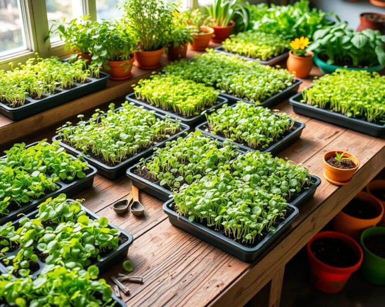 Zelf microgroenten kweken: een gids
