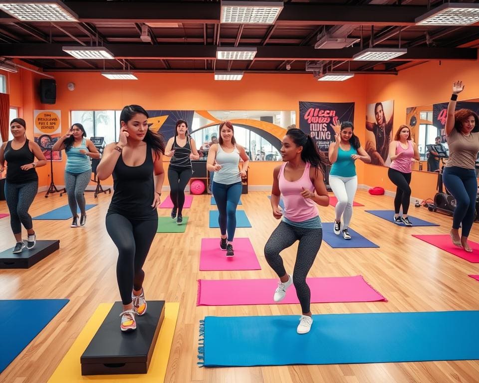beginners aerobics oefeningen