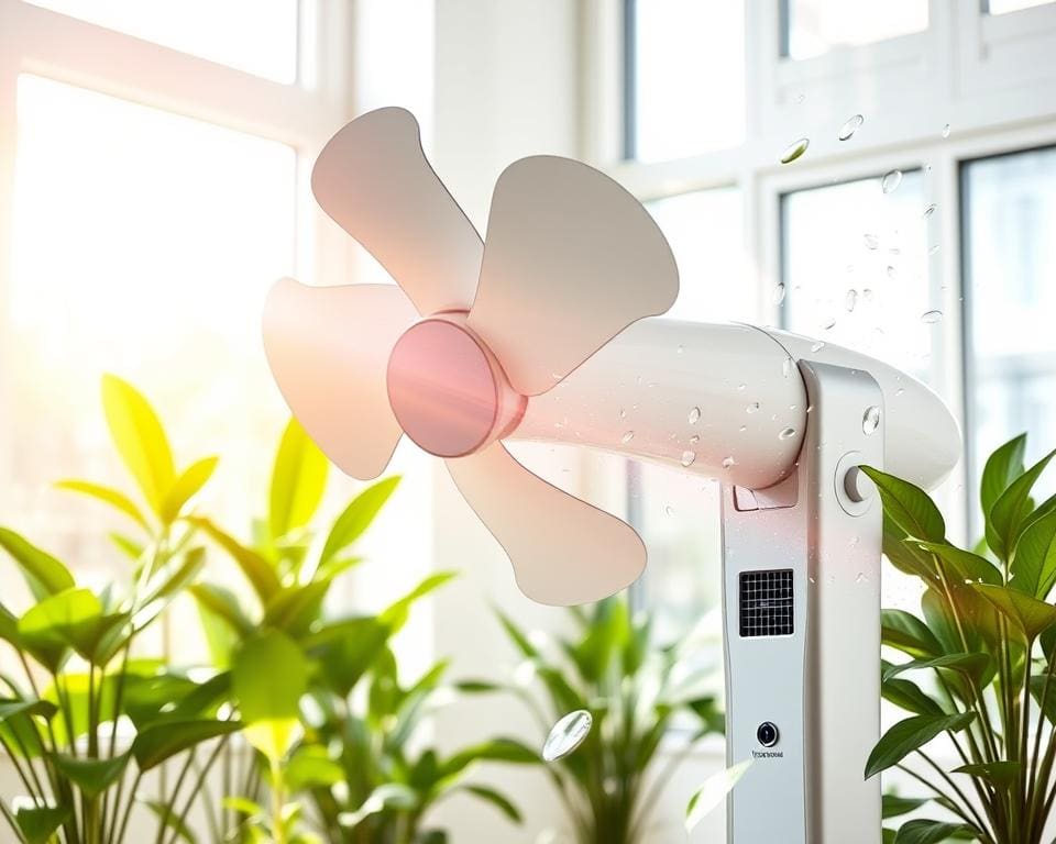 elektrische ventilator met ionisator