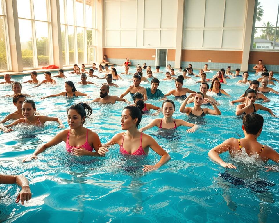gezondheid en voordelen aqua-aerobics