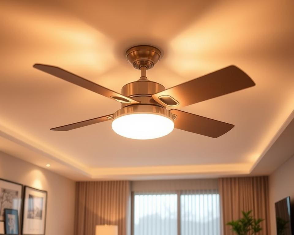 plafondventilator met verlichting