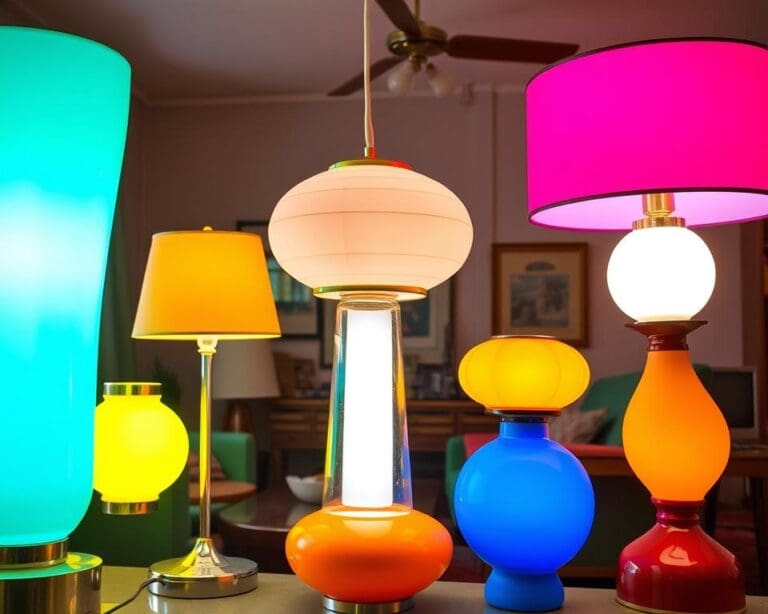 Jaren 70 lampen voor een retro sfeer