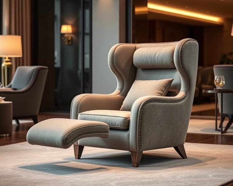 Luxe fauteuil met verstelbare hoofdsteun: comfort op maat