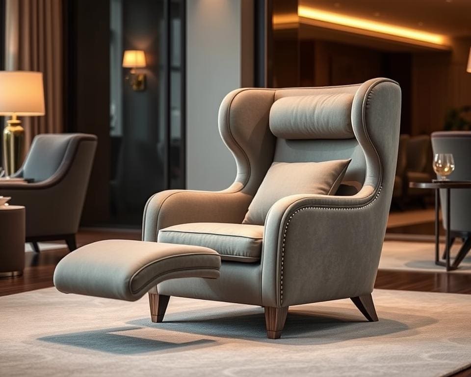 Luxe fauteuil met verstelbare hoofdsteun: comfort op maat
