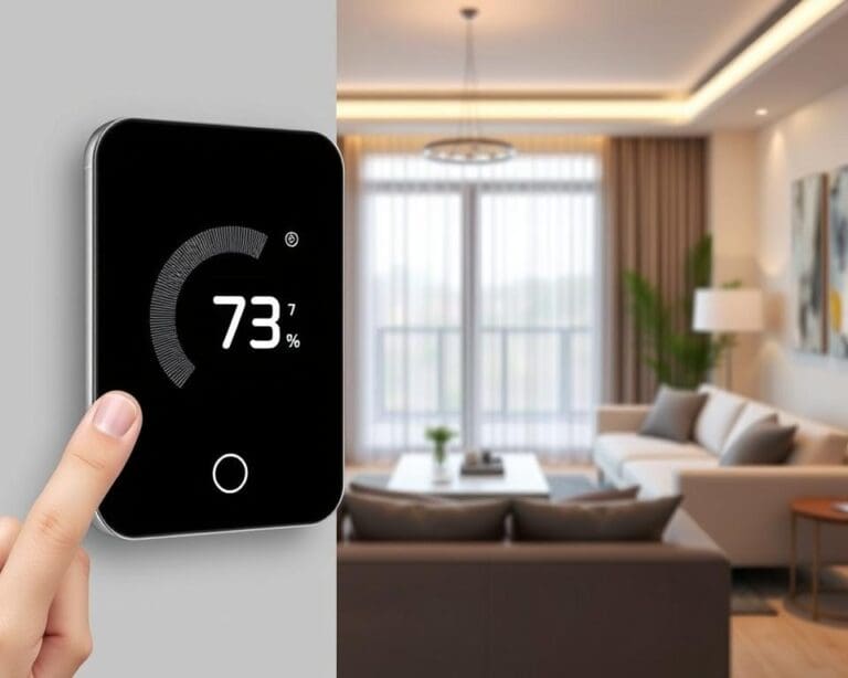 Slimme thermostaat met afstandsbediening: controle in één klik